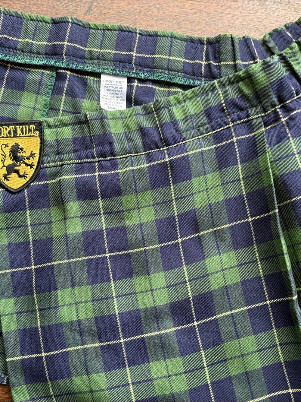 Sport Kilt Plaid Short Skirt Woman’s Size S Preppy Old Money Academia Clueless - Picture 16 of 16